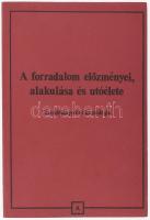 A forradalom előzményei, alakulása és utóélete. Tanulmányok és kronológia. Adalékok az újabbkori magyar történelemhez. 7. Párizs-New York, 1987., Magyar Füzetek. Emigráns kiadás. Kiadói papírkötés.