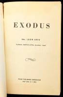 Uris, Leon: Exodus. New York, 1958, Pro Arte Publishing Company. Első magyar nyelvű kiadás. Kiadói p...