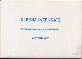 Ausztria 1984. 2gr-20Sch (8xklf) forgalmi sor + Bécsi Verde zseton, műanyag dísztokban T:PP
Austria...
