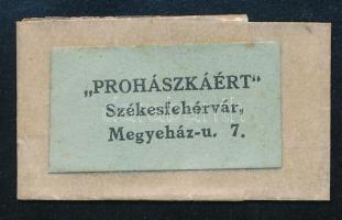 cca 1930-1940 "Boldogemlékű Prohászka Ottokár ruhájából", ruhaereklye