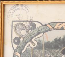 A Szolnoki MÁV Sport-Egyesület díszoklevele kerékpársport-szervezői tevékenységért, az egyesület hit...