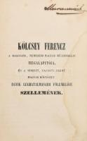 Országgyűlési almanach.  Kiadja és szerkeszti Vachotfalvai Vachot Imre. Első kötet. Unicus, több darab nem jelent meg. Pest, 1843. Trattner-Károlyi ny. XII, 283 l. + 1 t Kihajtható rézmetszet. Modern műbőr kötésben Politikai és irodalmi írások.