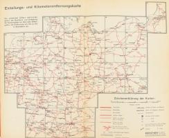 JRO-Kraftfahrer-Atlas Deutschland u. Auslandgebiete. Müchen, JRO-Vrlag. Félvászon kötés, kopottas ál...