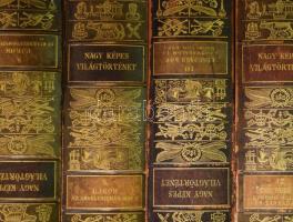 Nagy Képes Világtörténet. I-XII. köt. (Teljes). Szerk.: Marczali Henrik. Bp., [1891-1904], Franklin-...