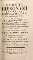 Sancti Hieronymi presbyteri Epistolae Selecte, in tres libros novo ordine distributae, et ad Petro C...