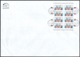 2011 Visegrád kisív FDC-n