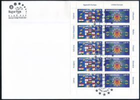 2004 Egyesült Európa kisív FDC-n