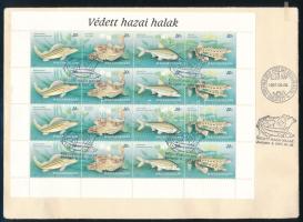 1997 Védett hazai halak kisív FDC-n