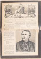 1876 A Vasárnapi Újság Deák Ferenc haláláról és temetéséről tudósító gyászkeretes száma.