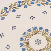 Herbolheim német kézzel festett kerámia tál jelzett, hibátlan d: 34 cm