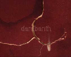 Antik szentkép. Ikon. XIX. sz. Aranyozott keretben, üveg mögött, 19x21 cm