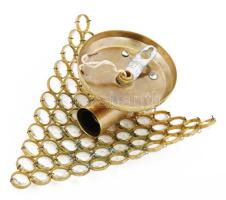 Falikar, kristály réz. 28 cm