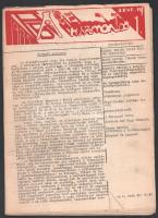 1985 AB Hírmondó c. szamizdat kiadvány január-februári száma, benne többek közt 1956-os visszaemlékezéssel, 64 p.