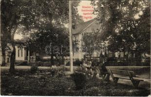 1912 Ungvár, Uzshorod, Uzhhorod, Uzhorod; részlet a Széchenyi ligetből, vendéglő, étterem. Völgyi József kiadása / park, restaurant (EK)