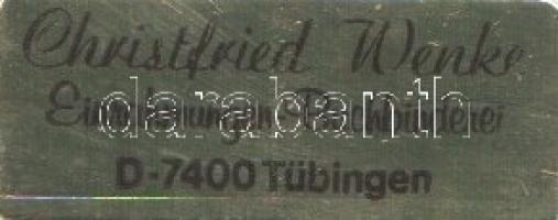 Rilke, Rainer Maria
Die Weise von Liebe und Tod des Cornet Christoph Rilke. (Számozott.)
(Tübingen...