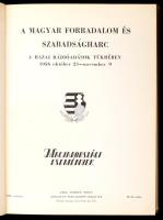 A magyar forradalom és szabadságharc a hazai rádióadások tükrében 1956. október 23 - november 9. New York, é.n. Free Europe Press 376p. Egészvászon kötésben Emigráns kiadás