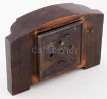 Art deco asztali óra, nem működik, 22x15 cm