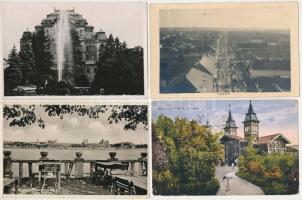 21 db RÉGI történelmi magyar város képeslap vegyes minőségben / 21 pre-1945 historical Hungarian town-view postcards in mixed quality