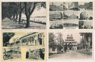 21 db RÉGI történelmi magyar város képeslap vegyes minőségben / 21 pre-1945 historical Hungarian town-view postcards in mixed quality