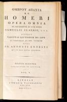 Samuel Clarkii (szerk.:) Homerou hapanta h.e. Homeri opera omnia I.-V. kötet. Lipsiae, 1824. Librari...