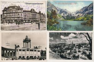 21 db RÉGI történelmi magyar város képeslap vegyes minőségben / 21 pre-1945 historical Hungarian town-view postcards in mixed quality