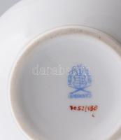 Herendi Viktória mintás porcelán váza. Kézzel festett, jelzett, hibátlan m: 16 cm