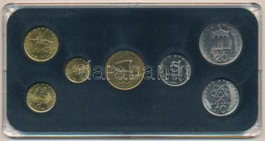 Görögország 1986. 50l-50D (7xklf) forgalmi sor műanyag tokban T:UNC
Greece 1986. 50 Lepta - 50 Drac...