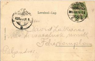 1905 Szombathely, Szt. István park. Gabriel Á. kiadása