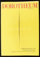 Dorotheum 2 darab árverési katalógus, kortárs művészet témában, 2013-2014