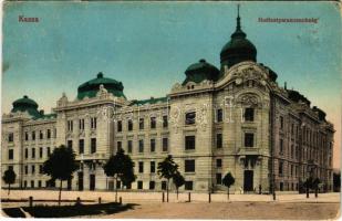 1916 Kassa, Kosice; Hadtestparancsnokság. Vasúti levelezőlapárusítás 49. sz. 1915. / K.u.K. military headquarters (EB)