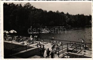 Szováta-fürdő, Baile Sovata; strand / swimming pool (EK)