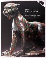 Dorotheum árverési katalógus, antikvitások témában, zömmel egyiptomi, római, görög tárgyakkal, 2012