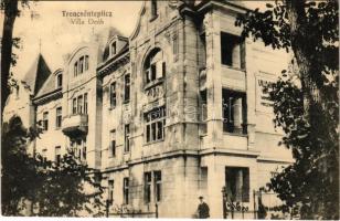 Trencsénteplic, Trencianske Teplice; Villa Deák. Ondreicska Fábián kiadása / villa (EK)