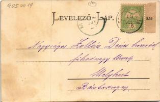 1905 Szepesváralja, Spisské Podhradie; Szepes vára / Zipser Schloss / Spissky Hrad / castle ruins (f...