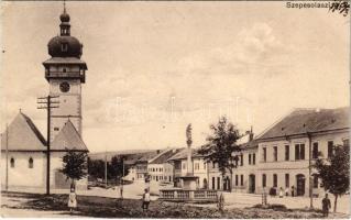 1915 Szepesolaszi, Wallendorf, Spisské Vlachy; Várostorony. Komlós Károly kiadása / city tower (EK)