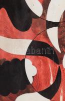 Olvashatatlan (ZB monogram?) jelzéssel: Geometria és gesztus. Vegyes technika, papír, üvegezett fake...