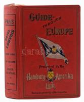 Guide through Europe. Souvenir of the Hamburg-Amerika Link Berlin, 1914, J. Hermann Herz, egészvászon kötés, angol nyelven.