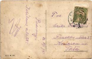 1918 Pozsony, Pressburg, Bratislava; Széplak utca, villamos, Ney Ágoston üzlete, Krausz tejcsarnok /...