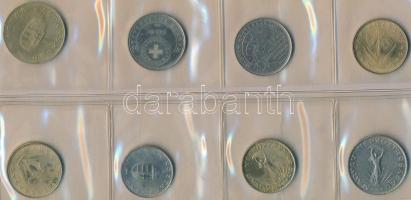 1973-2006. 8db-os Forint érmetétel, közte 1993. 10Ft + 20Ft (2db) + 100Ft, illetve 2xklf 50Ft forgal...