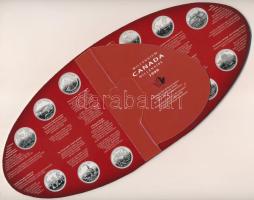 Kanada 1999. 25c (13xklf) "Millennium" szett díszkiadásban T:UNC 
Canada 1999. 25 Cents (...