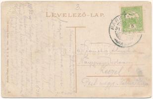 Párkány, Parkan, Stúrovo; Dunapart, esztergomi Bazilika, Miksa uszály. Gondos Vilmos kiadása / Danub...