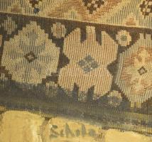 Scholz Erik (1926-1995): Ingyenelőadás proletárgyerekek részére cirkuszban, 1919-ben. Olaj, vászon, ...