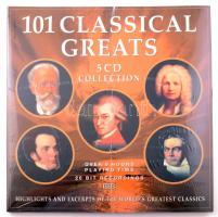 101 Classical greats 5x CD Compilation 2001 Prism Leisure. M, bontatlan állapotban.