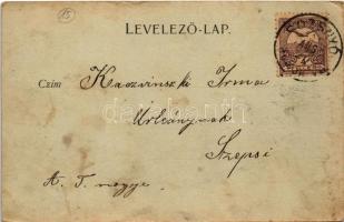 1901 Rozsnyó, Roznava; Püspöki palota / bishop's palace (fl)