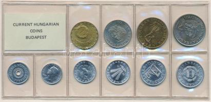 1985. 2f-20Ft (10xklf) érmés forgalmi sor fóliatokban T:UNC Adamo FO18