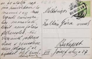 1915 Losonc, Lucenec; Szilassy Béla lakóháza, kastély / castle (fa)