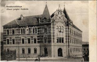 1917 Besztercebánya, Banská Bystrica; Állami polgári fiú iskola. Havelka József kiadása / boy school (fl)