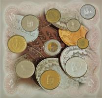 1998. 50f-200Ft (10xklf) "Magyarország pénzérméi" forgalmi sor + 100Ft Cu-Ni-Zn "1848...