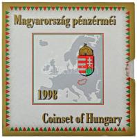 1998. 50f-200Ft (10xklf) "Magyarország pénzérméi" forgalmi sor + 100Ft Cu-Ni-Zn "1848...