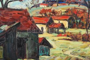 Vágh-Weinmann Mihály, Maurice (1899-1986): Francia táj. Olaj, vászon, jelzett. Fakeretben. 54x65 cm